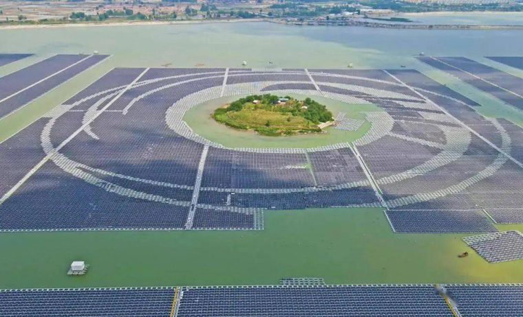 中國(guó)最大水上光伏發(fā)電站 中國(guó)最大水上光伏發(fā)電站