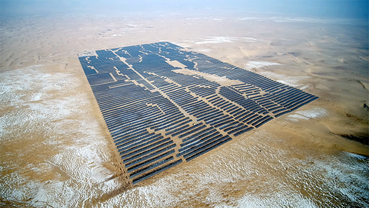 光伏治沙的可行性，用光伏板治理沙漠可行嗎