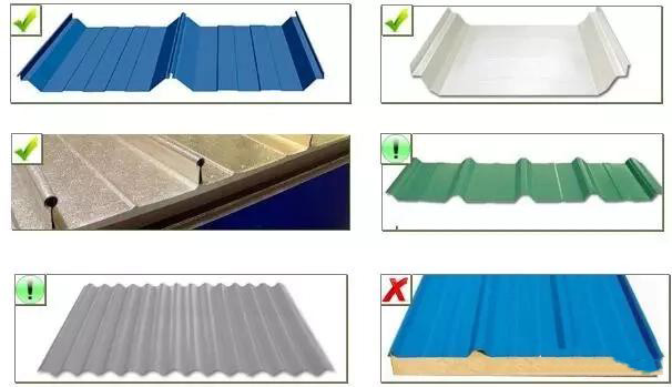 壓型鋼板是經(jīng)?？梢杂玫降模苯訆A在棱形上
